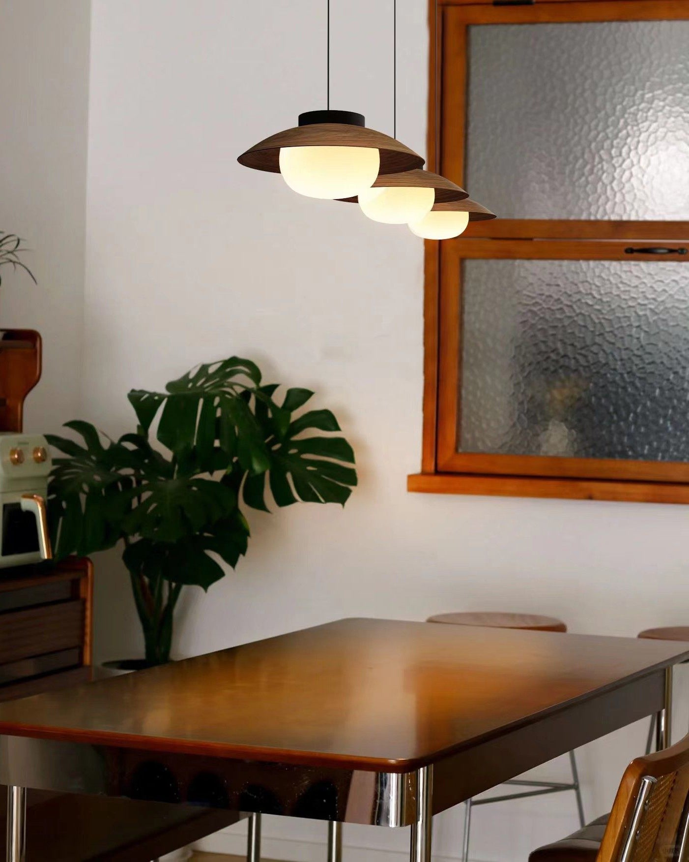 WOMO Linear Multi Globe Glass Pendant Light - WM3135