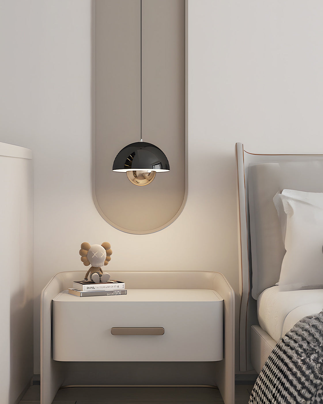 WOMO Contemporary Metal Dome Pendant Light - WM3136