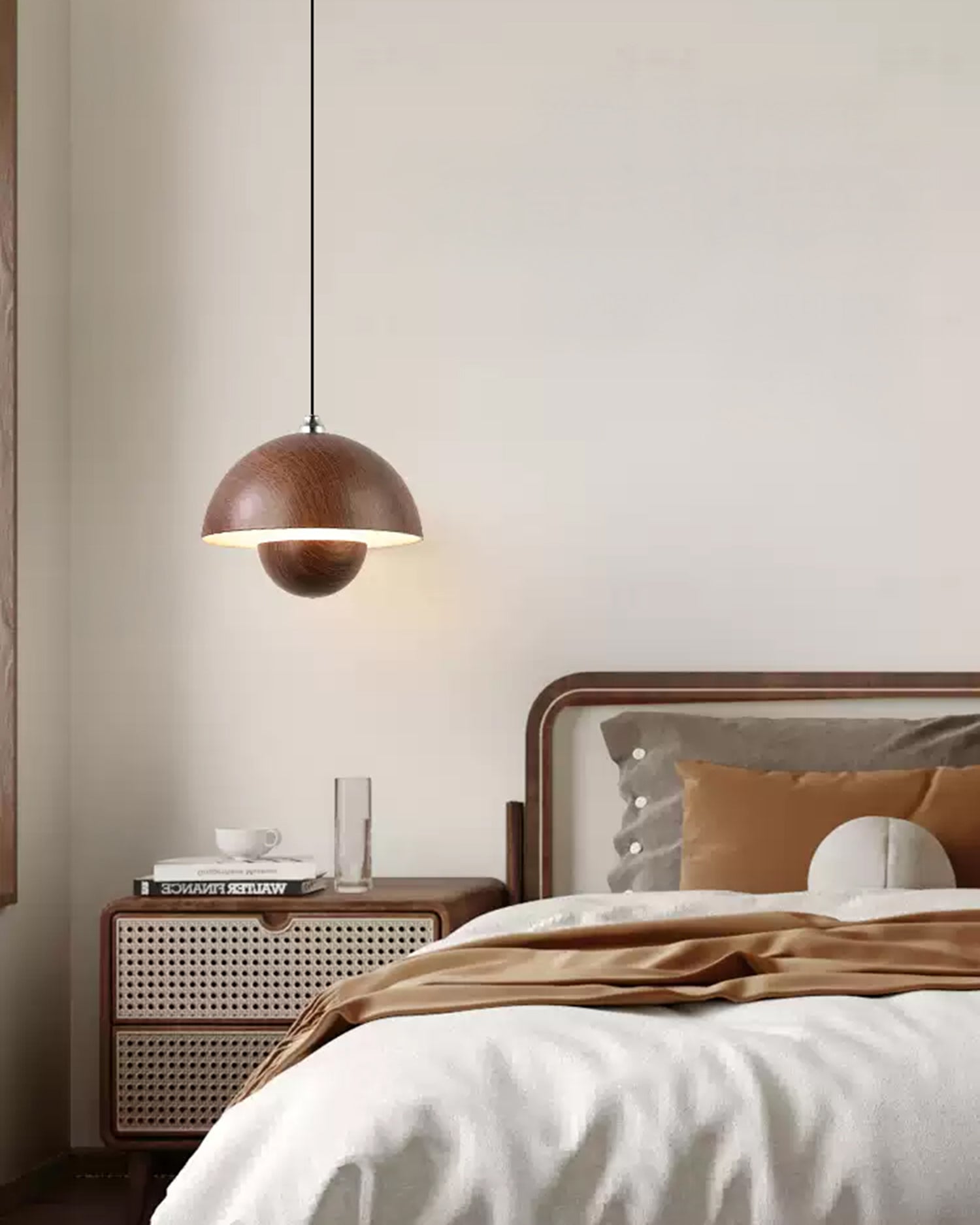 WOMO Contemporary Metal Dome Pendant Light - WM3136