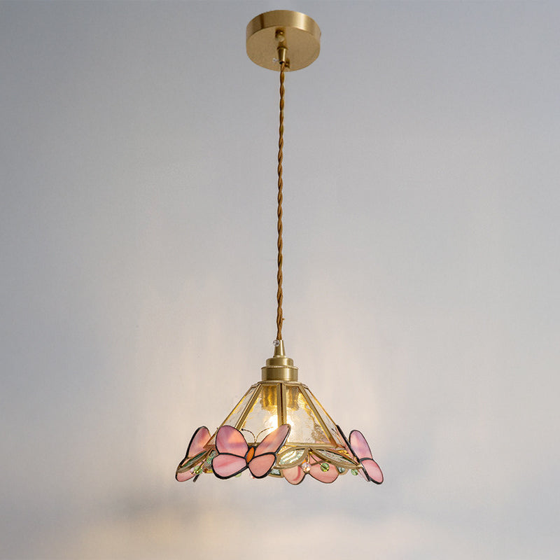 WOMO Butterfly Glass Cone Pendant Light - WM3138