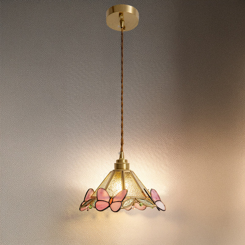 WOMO Butterfly Glass Cone Pendant Light - WM3138