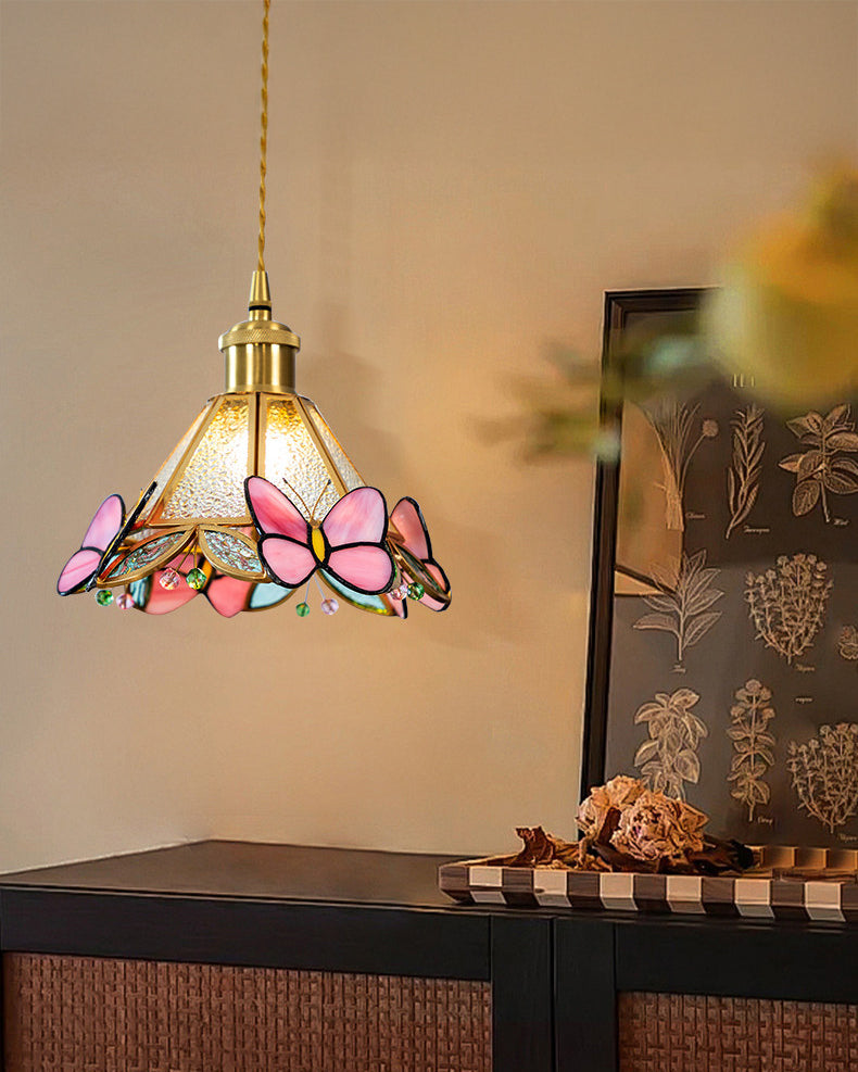 WOMO Butterfly Glass Cone Pendant Light - WM3138