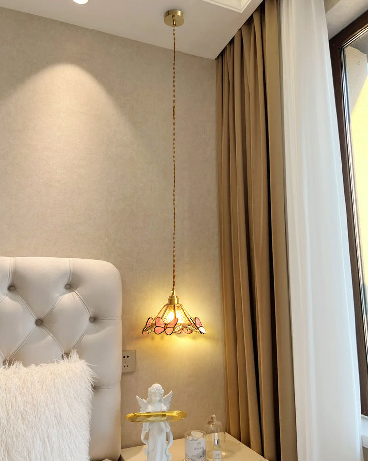 WOMO Butterfly Glass Cone Pendant Light - WM3138