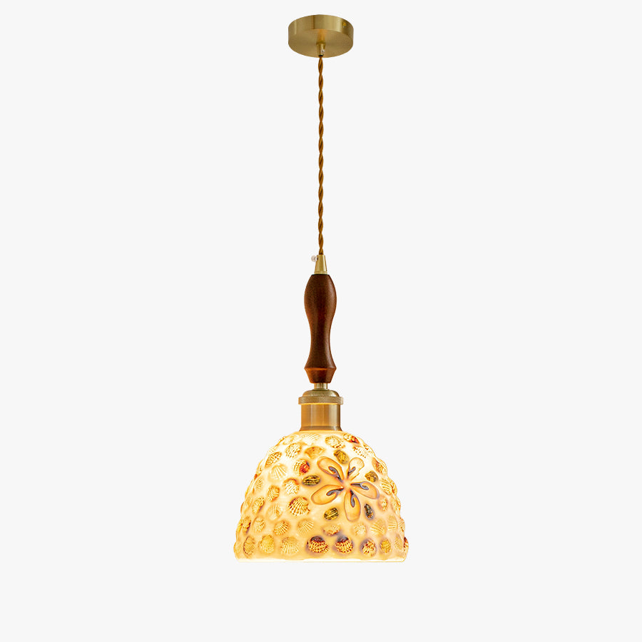 WOMO Art Glass Bell Pendant Light - WM3139