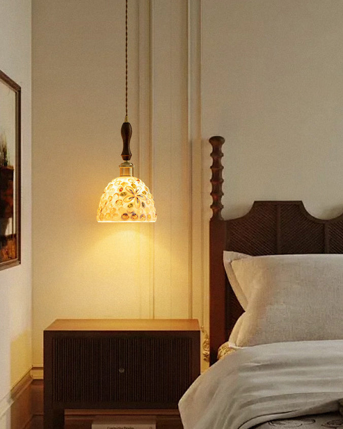 WOMO Art Glass Bell Pendant Light - WM3139
