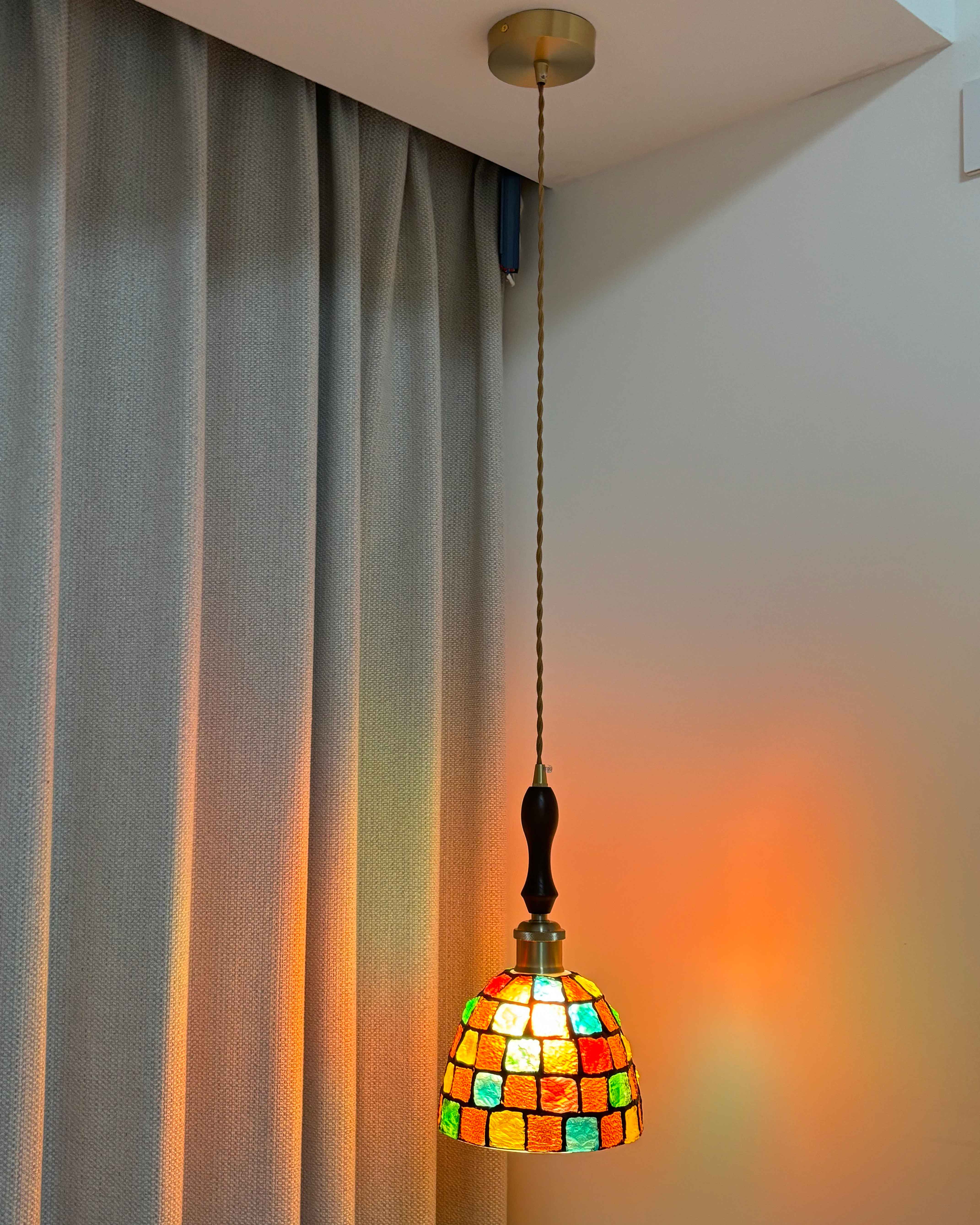 WOMO Art Glass Bell Pendant Light - WM3139