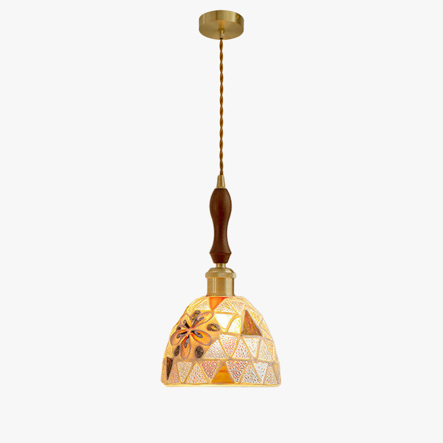 WOMO Art Glass Bell Pendant Light - WM3139