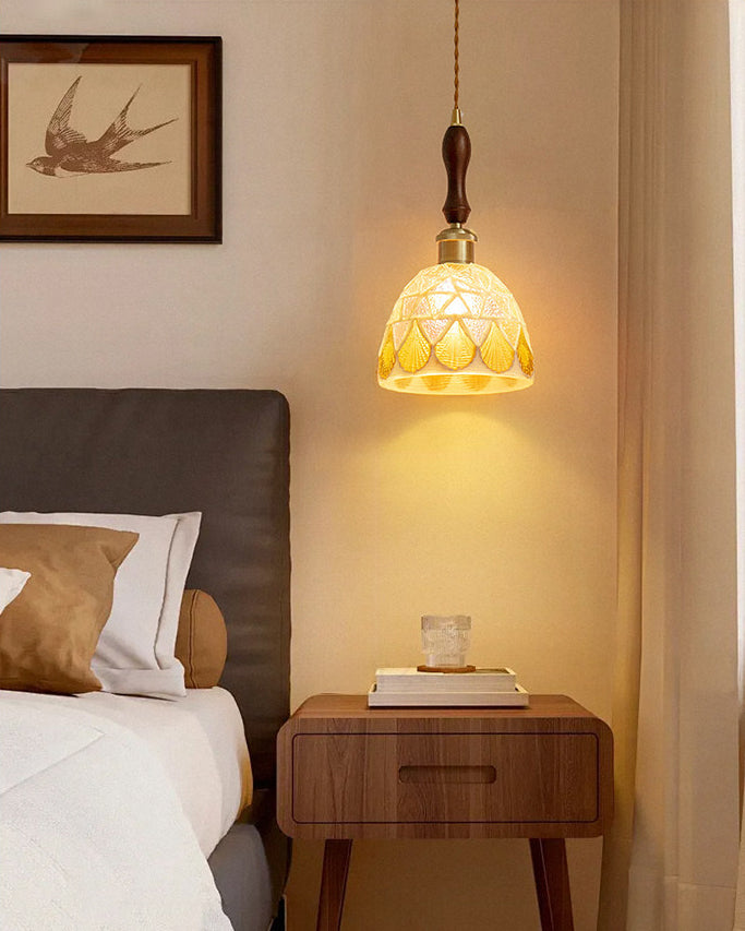 WOMO Art Glass Bell Pendant Light - WM3139