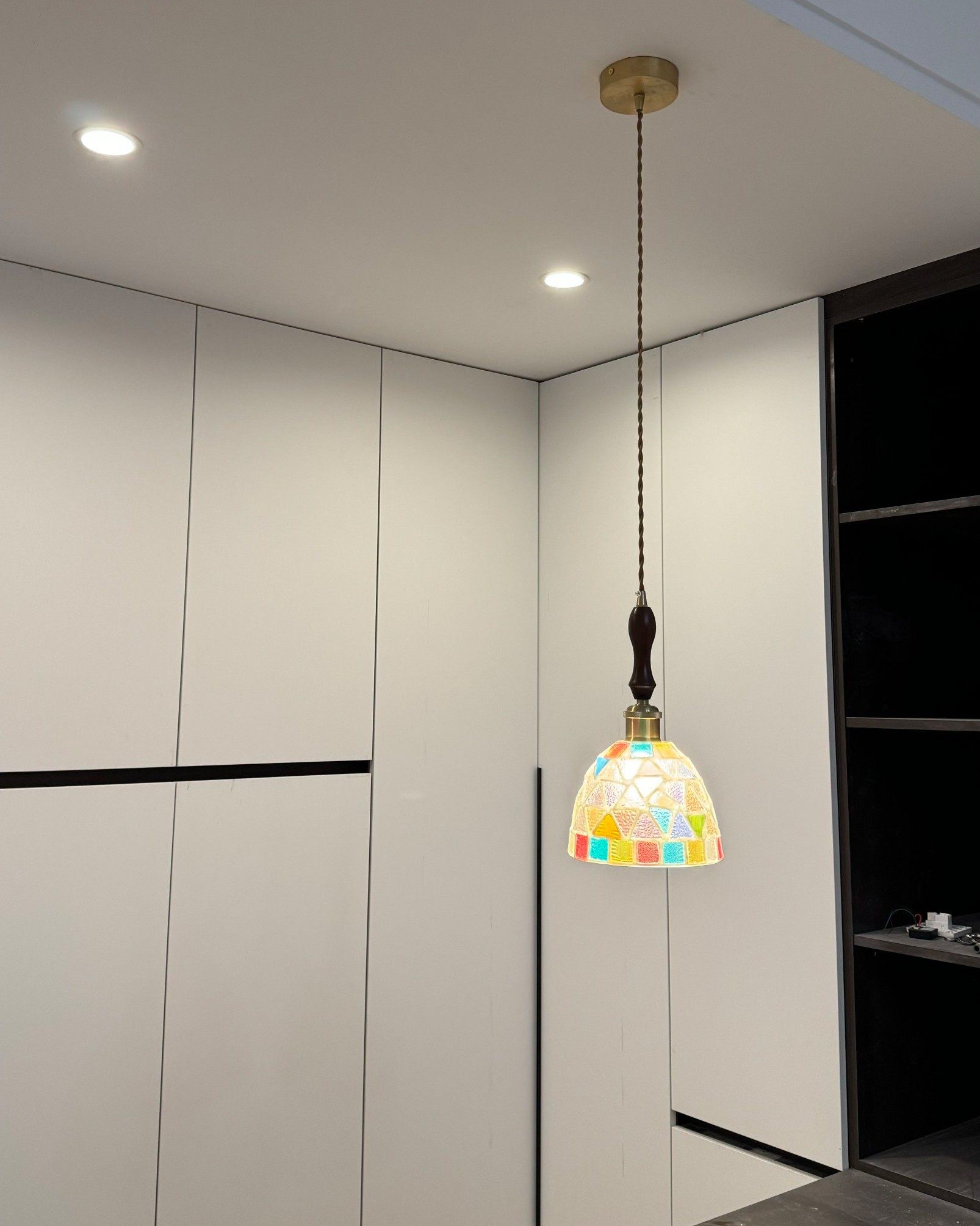 WOMO Art Glass Bell Pendant Light - WM3139