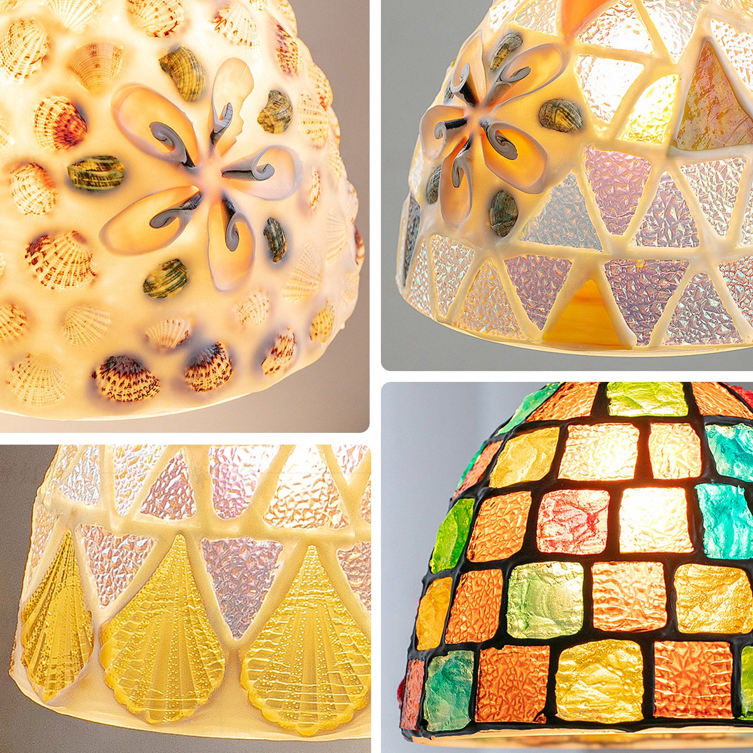 WOMO Art Glass Bell Pendant Light - WM3139