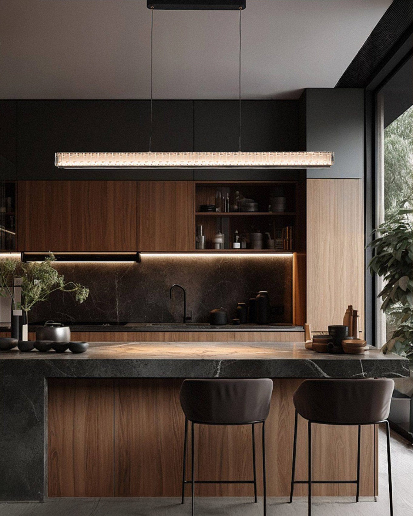 WOMO Acrylic Linear Pendant Light - WM3143
