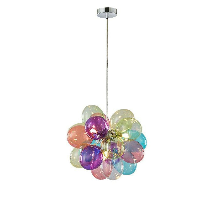 WOMO Colorful Glass Bubble Chandelier - WM3146