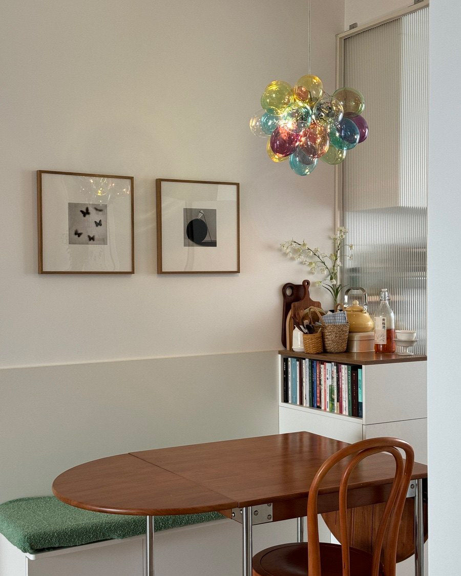 WOMO Colorful Glass Bubble Chandelier - WM3146