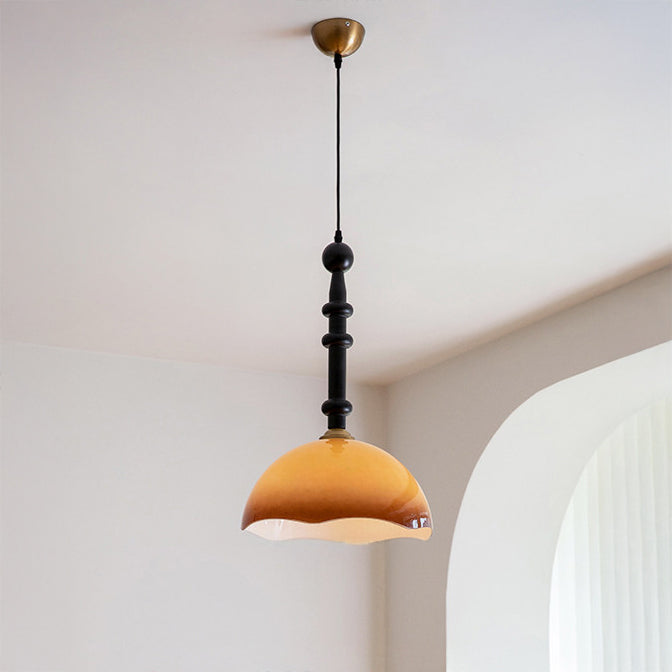 WOMO Vintage Glass Dome Pendant Light - WM3147