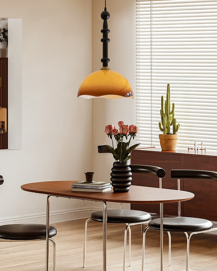WOMO Vintage Glass Dome Pendant Light - WM3147