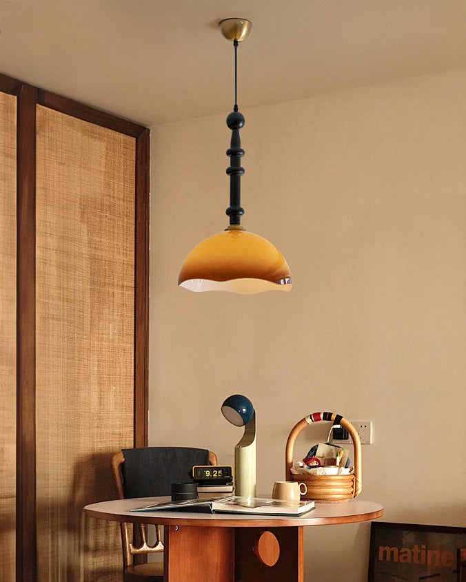 WOMO Vintage Glass Dome Pendant Light - WM3147