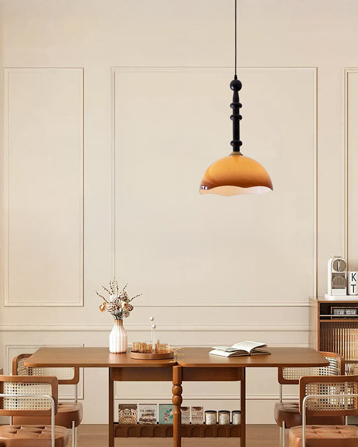 WOMO Vintage Glass Dome Pendant Light - WM3147
