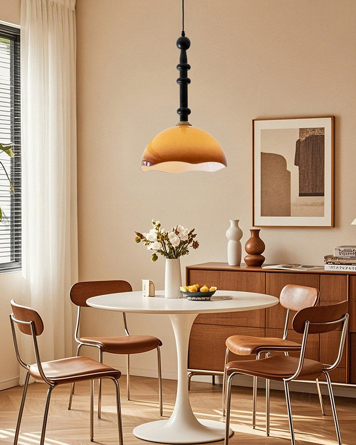 WOMO Vintage Glass Dome Pendant Light - WM3147