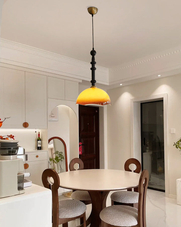 WOMO Vintage Glass Dome Pendant Light - WM3147