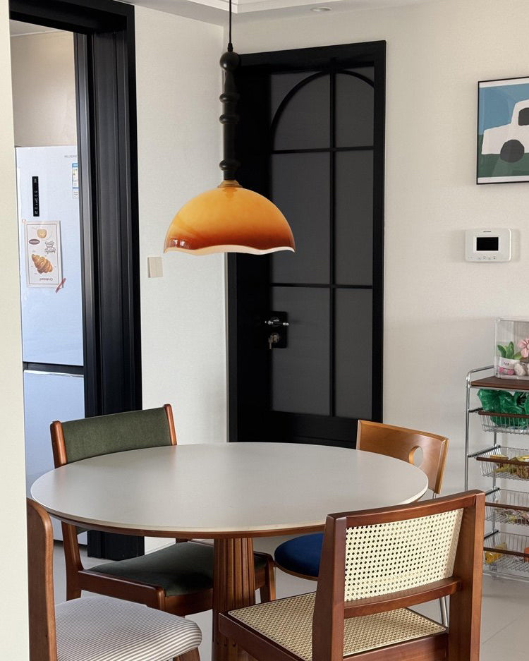 WOMO Vintage Glass Dome Pendant Light - WM3147