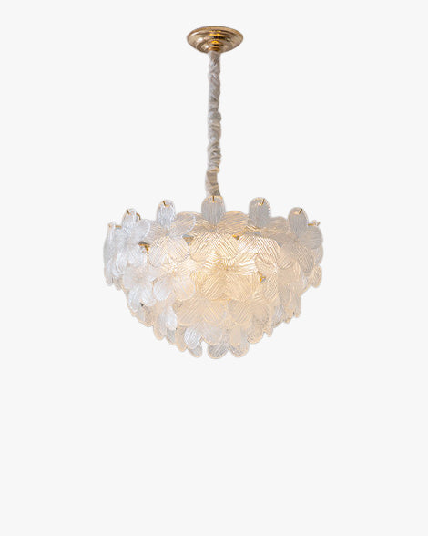WOMO Art Deco Glass Flower Pendant Light - WM3148