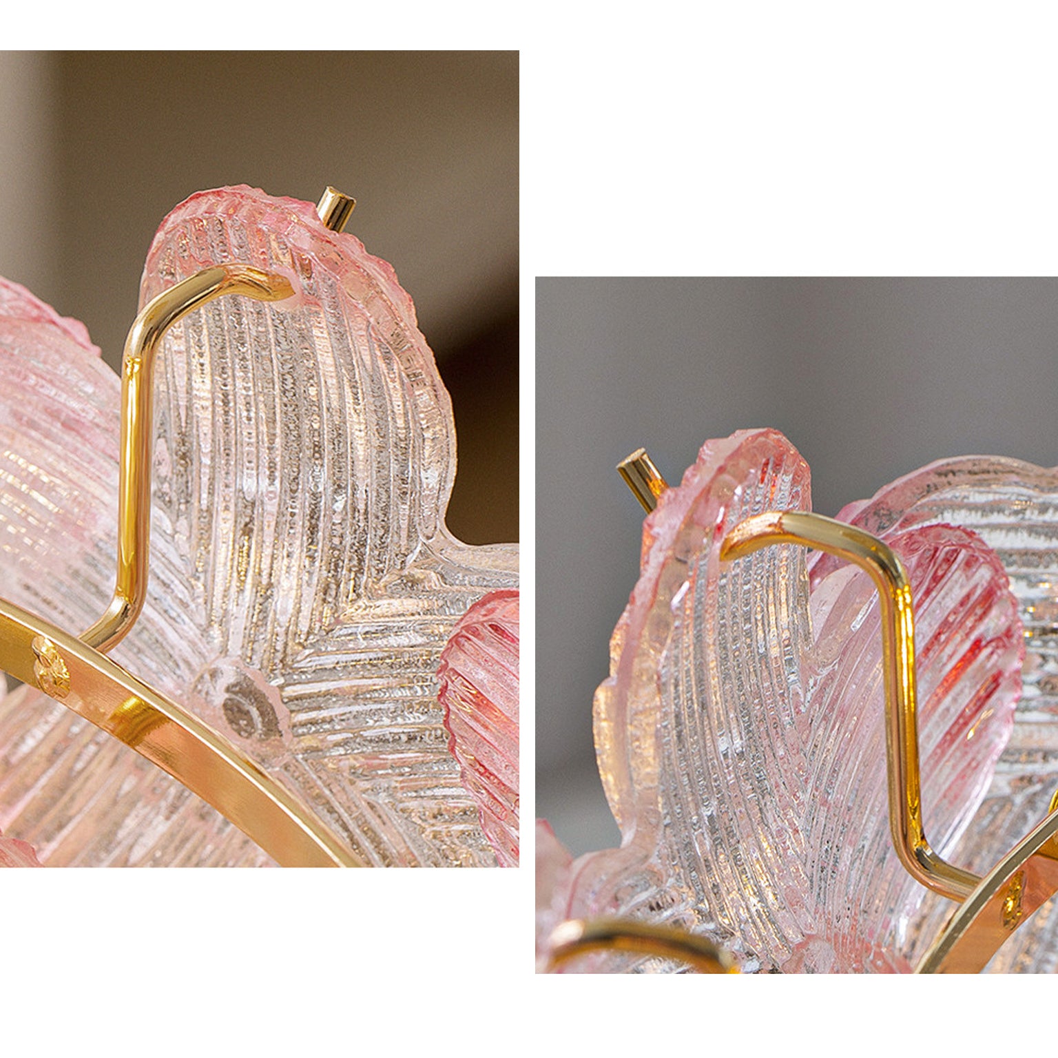 WOMO Art Deco Glass Flower Pendant Light - WM3148