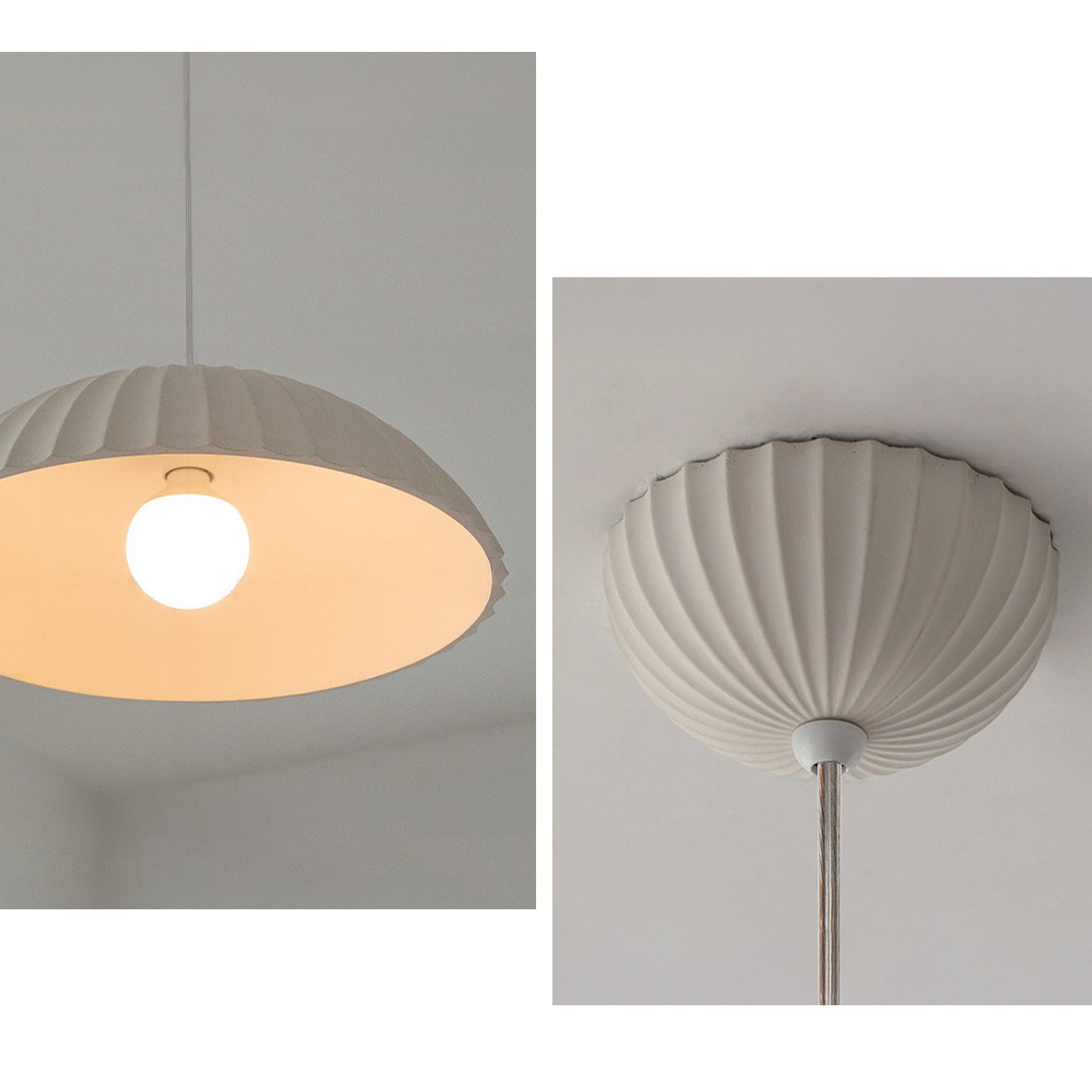 WOMO Platre Dome Pendant Light - WM3149