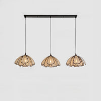 WOMO Flower Shape Fabric Pendant Light-WM3151