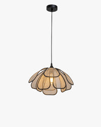 WOMO Flower Shape Fabric Pendant Light-WM3151