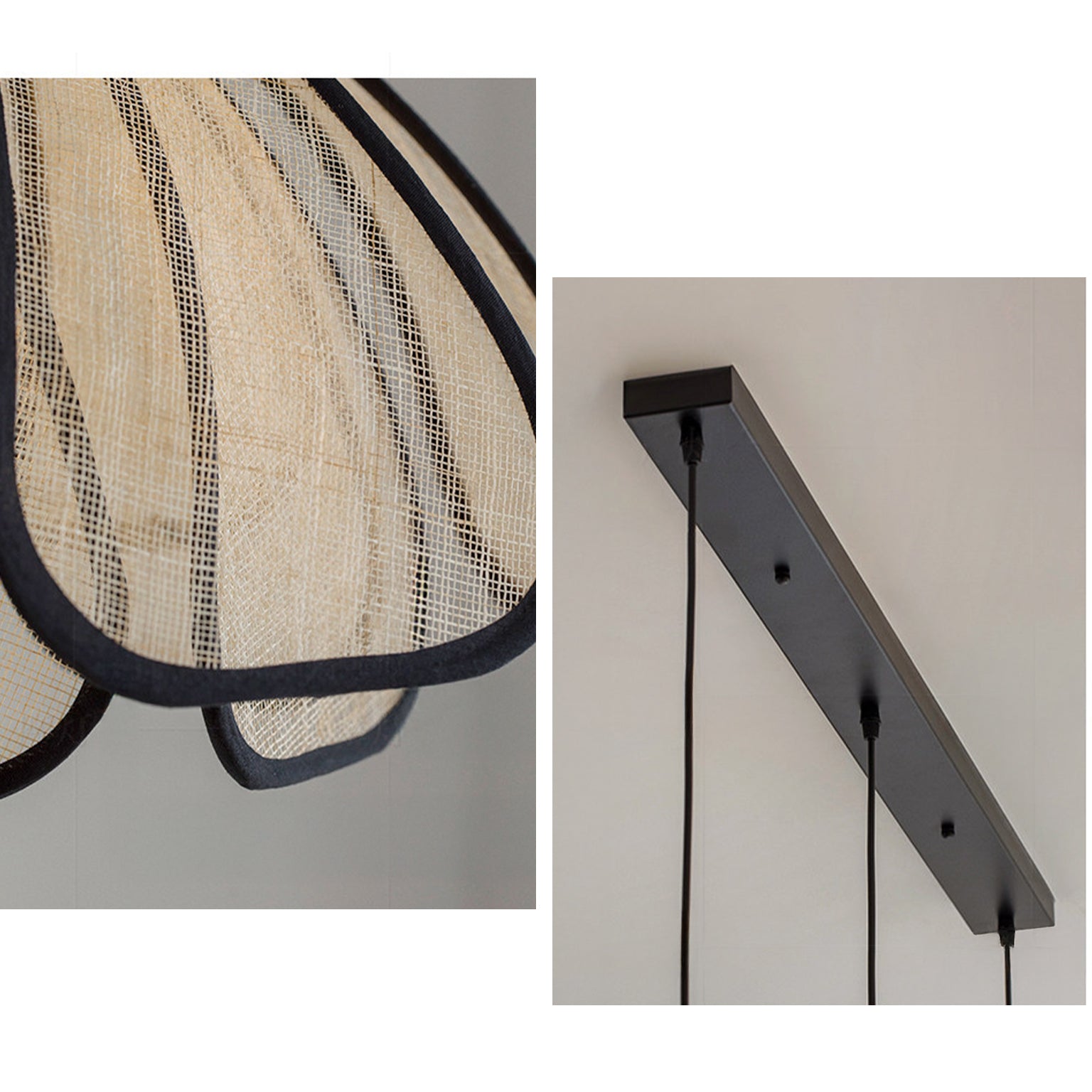 WOMO Flower Shape Fabric Pendant Light-WM3151