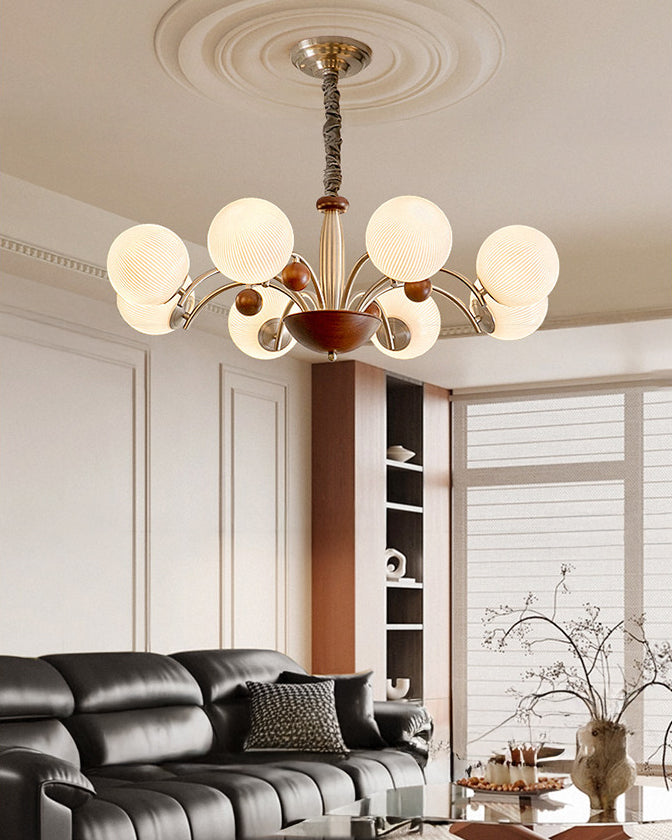 WOMO Multi Glass Globe Chandelier-WM3152