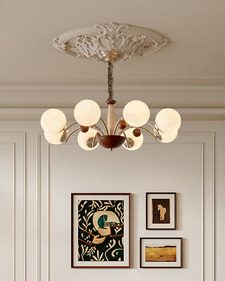 WOMO Multi Glass Globe Chandelier-WM3152