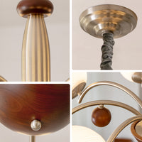WOMO Multi Glass Globe Chandelier-WM3152
