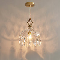 WOMO Crystal Fringe Pendant Light-WM3153