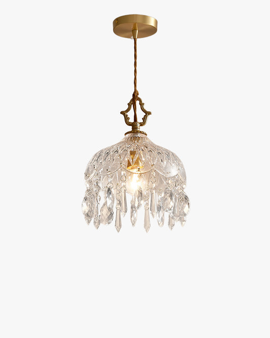 WOMO Crystal Fringe Pendant Light-WM3153