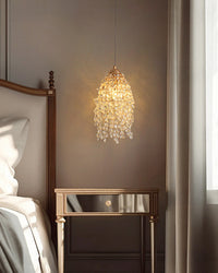 WOMO Glass Fringe Pendant Light-WM3154