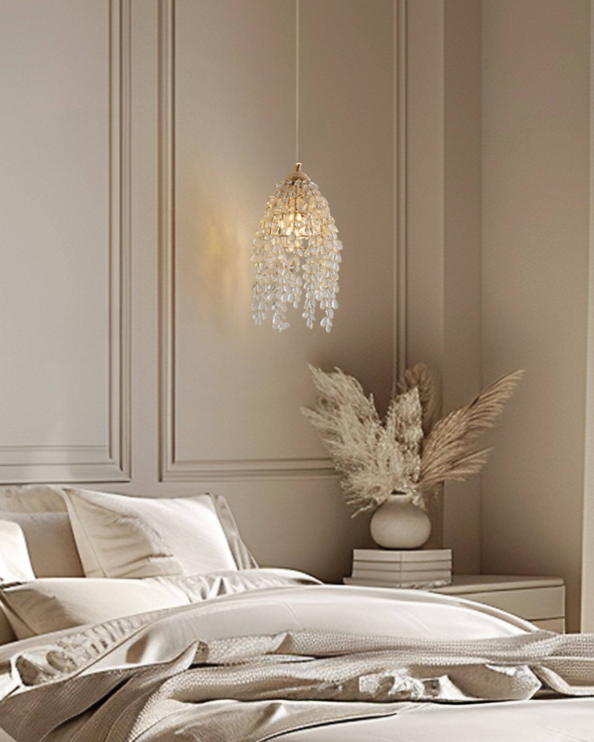 WOMO Glass Fringe Pendant Light-WM3154