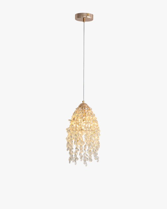 WOMO Glass Fringe Pendant Light-WM3154