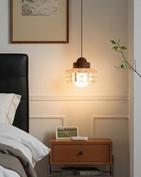 WOMO Cylinder Resin Pendant Light-WM3156