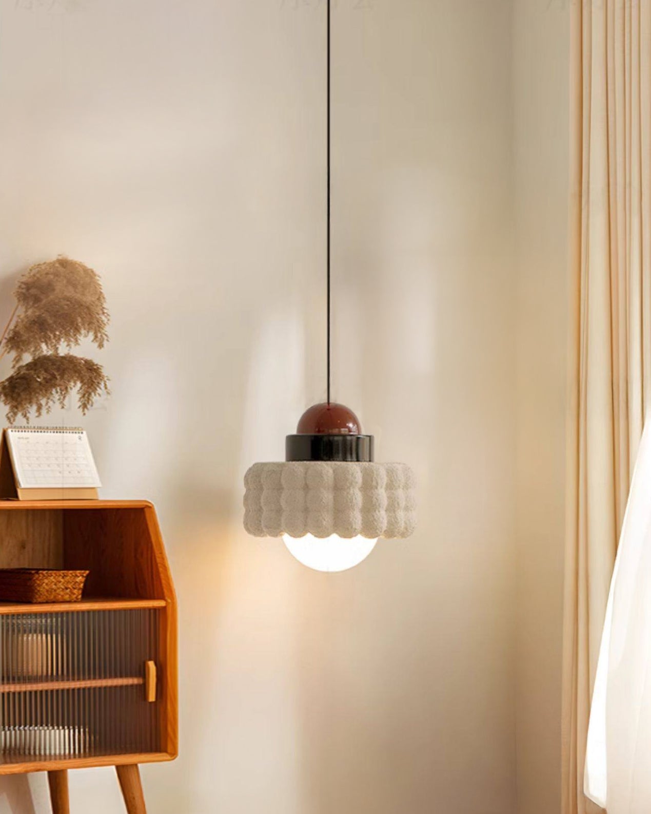 WOMO Cylinder Resin Pendant Light-WM3156