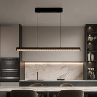 WOMO Black Linear Pendant Light-WM3157