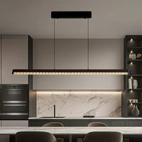 WOMO Black Linear Pendant Light-WM3157