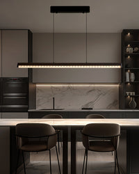WOMO Black Linear Pendant Light-WM3157