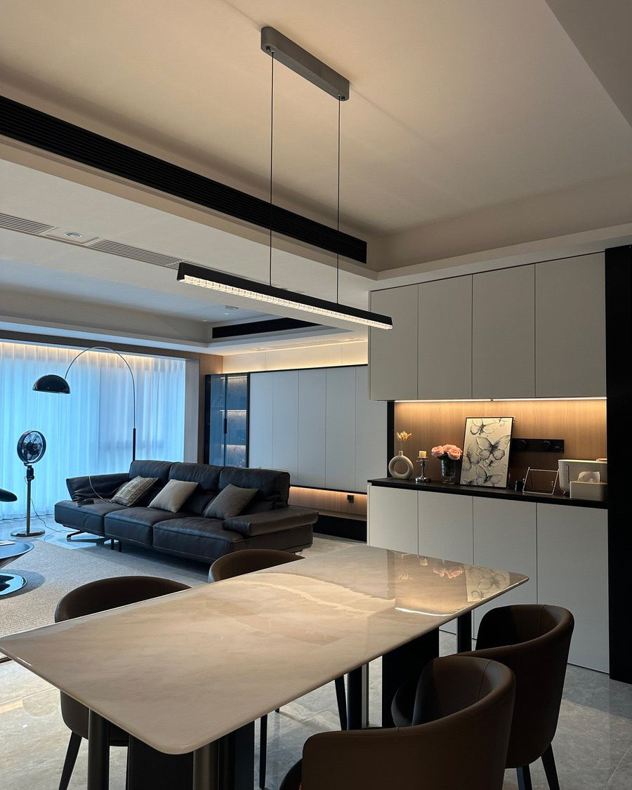 WOMO Black Linear Pendant Light-WM3157