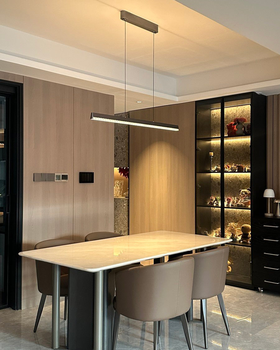 WOMO Black Linear Pendant Light-WM3157