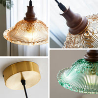 WOMO Glass Flower Rise and Fall  Pendant Light-WM3160