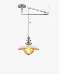 WOMO Glass Dome Swing Arm Pendant Light-WM3161