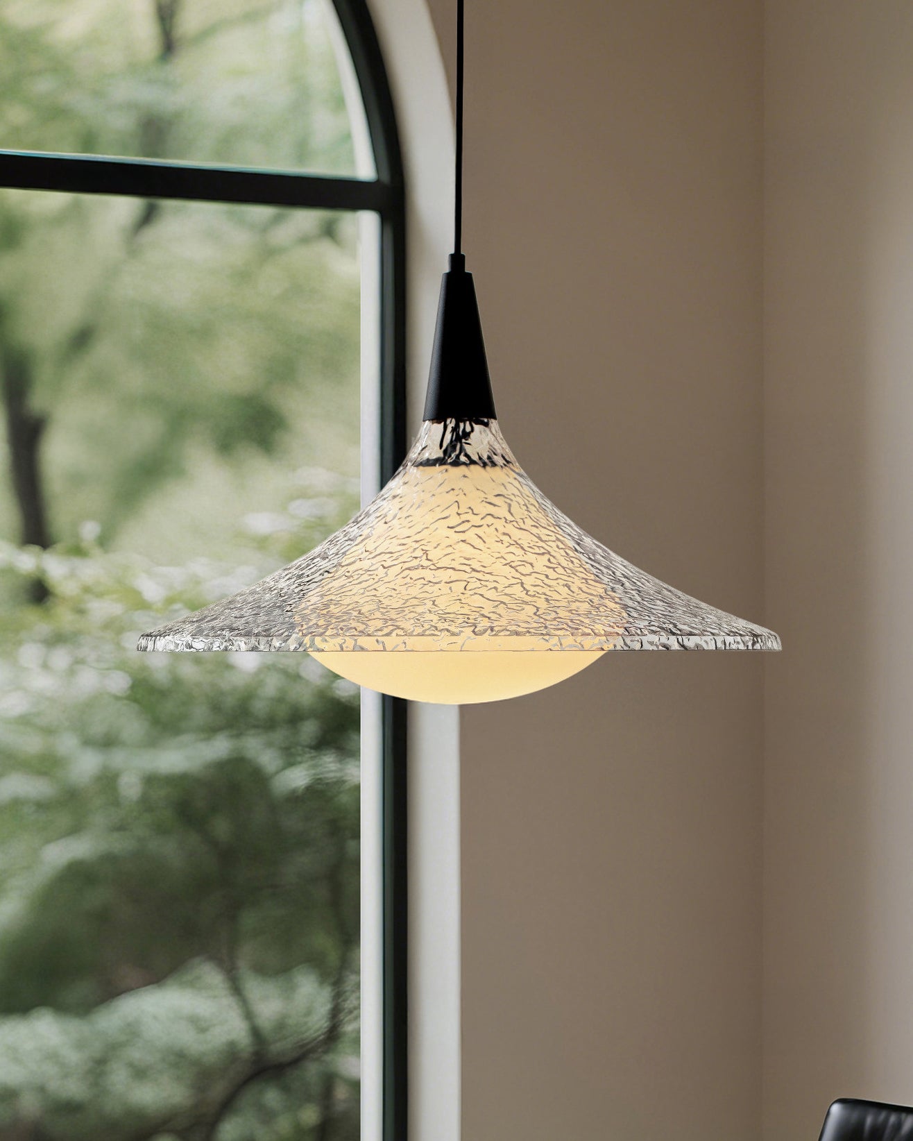 WOMO Glass Cone Pendant Lights-WM3162