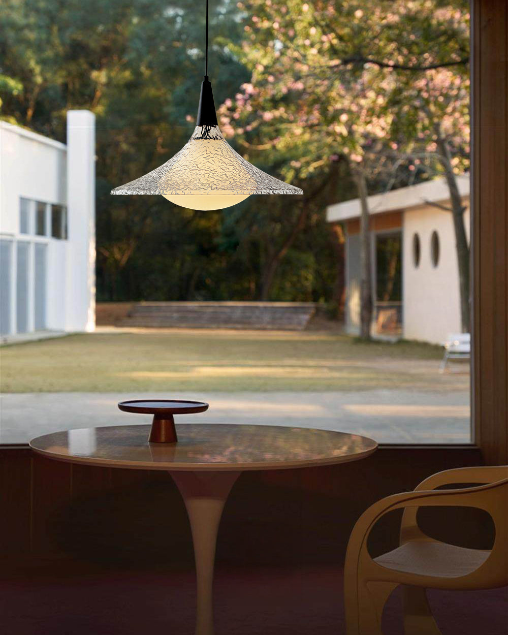 WOMO Glass Cone Pendant Lights-WM3162