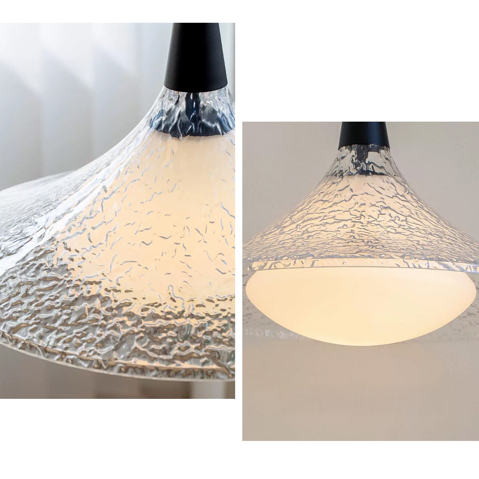 WOMO Glass Cone Pendant Lights-WM3162